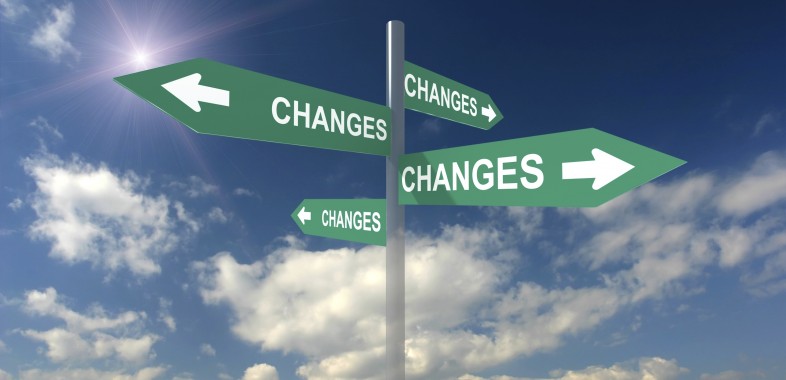 Changes Crossroad Sign