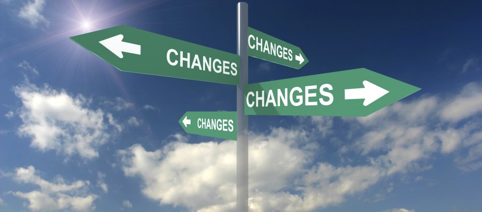 Changes Crossroad Sign